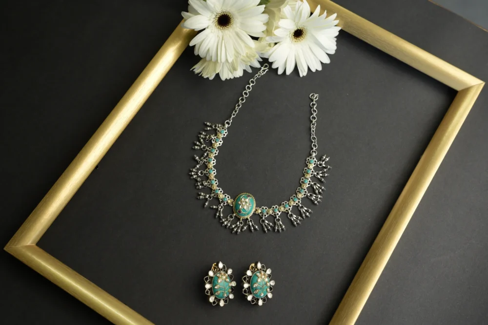 Firoza Ghungroo Necklace