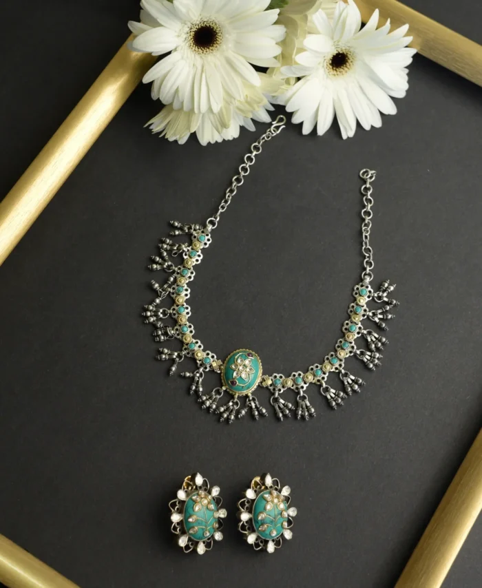 Firoza Ghungroo Necklace