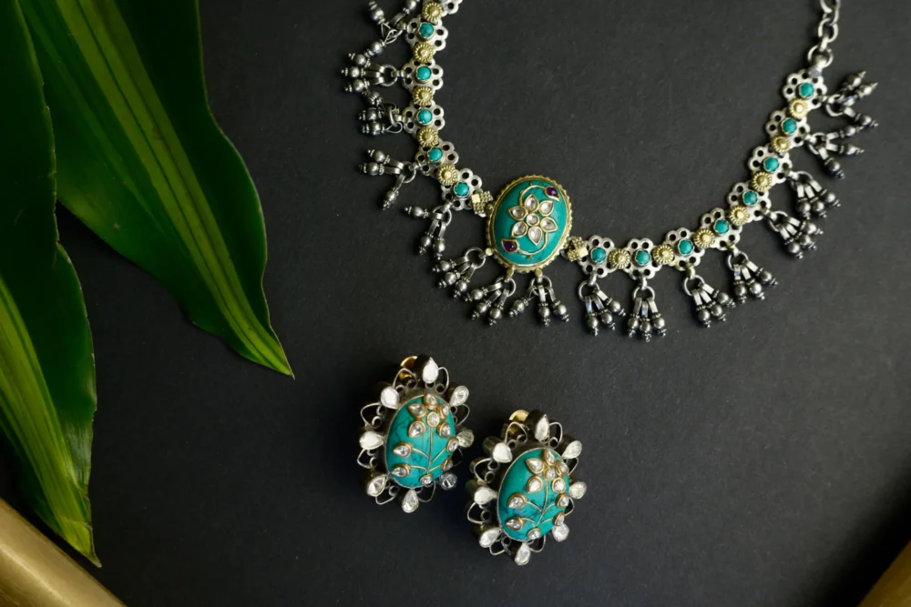 Firoza Ghungroo Necklace - Image 2