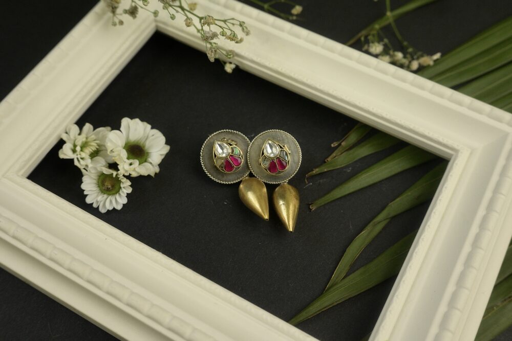 Kundan Drop Earrings