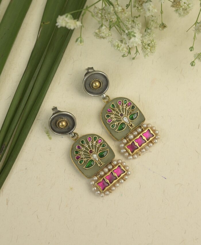 Mor Stone Earrings