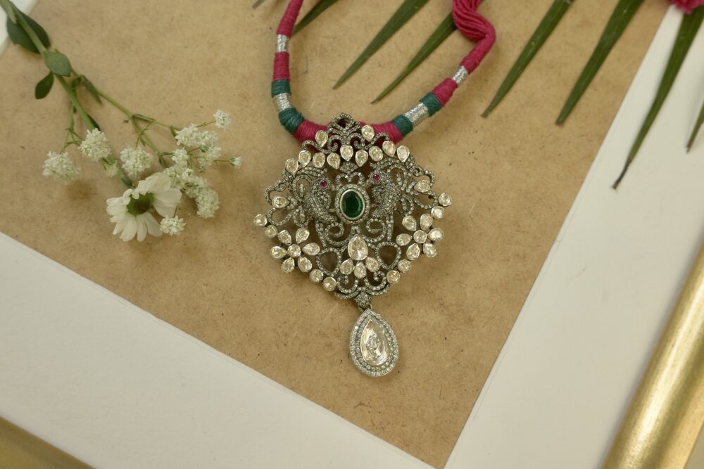 2 Birds Hanging on a Thread Necklace - Image 3