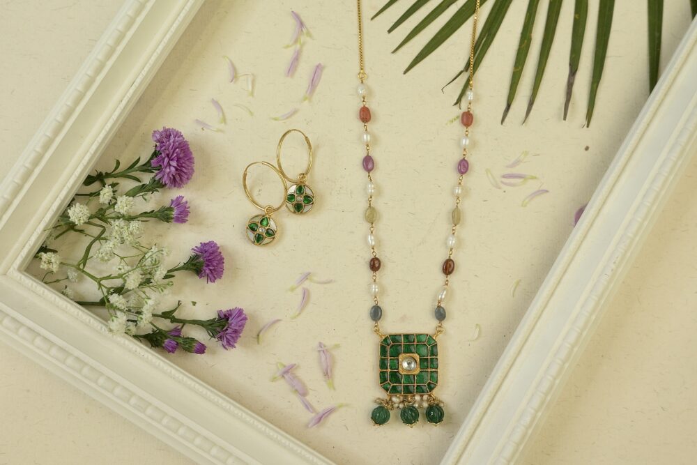 Green Kundan Necklace