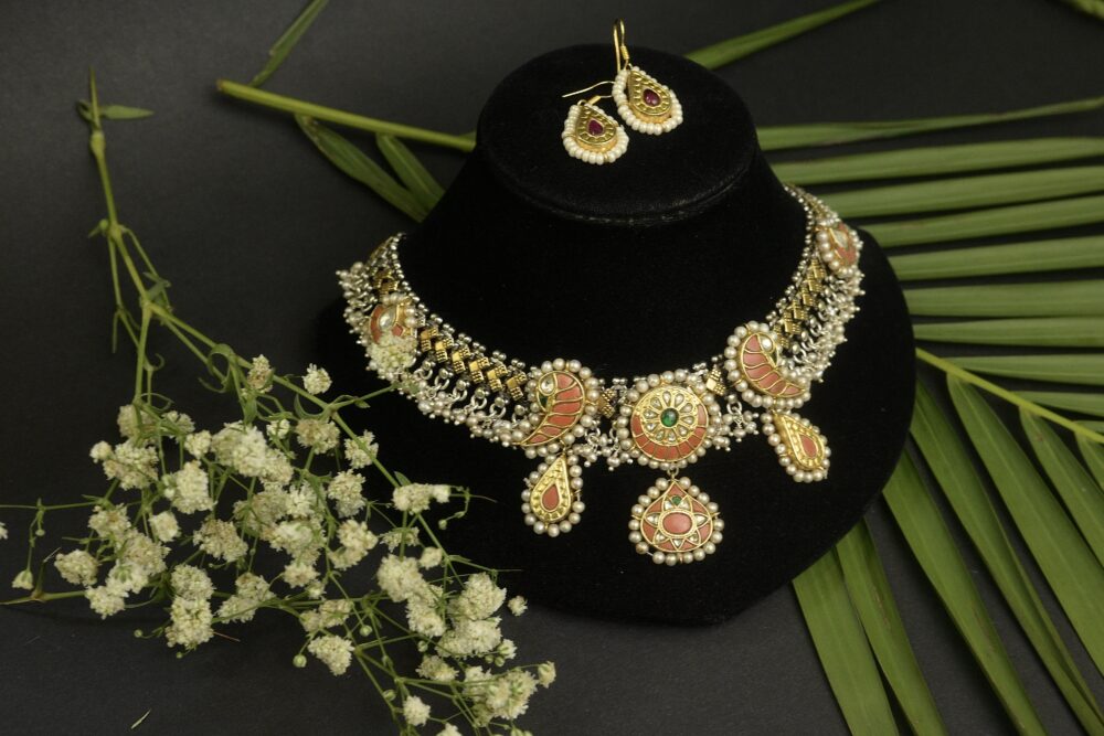 Coral Birds Necklace