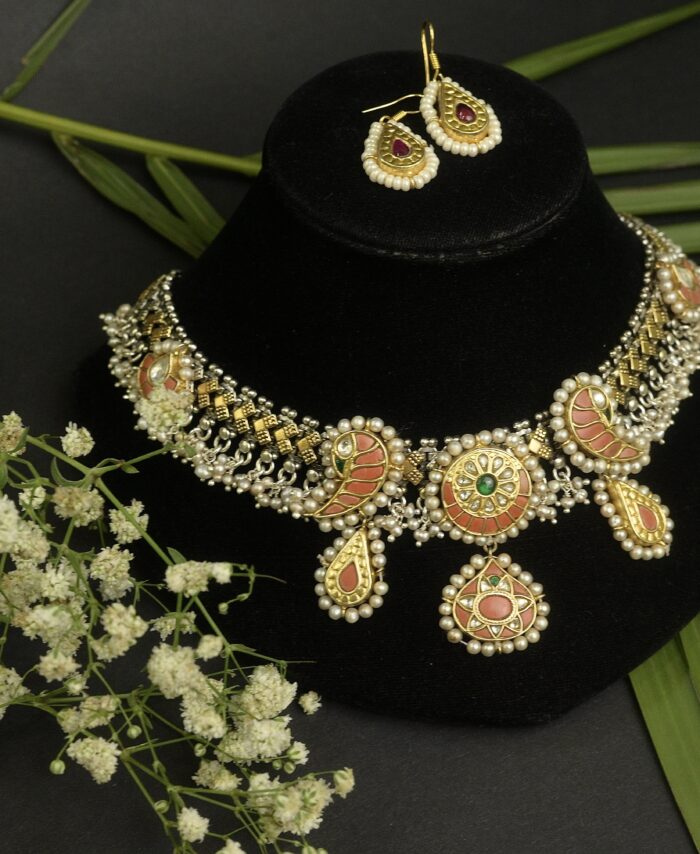 Coral Birds Necklace