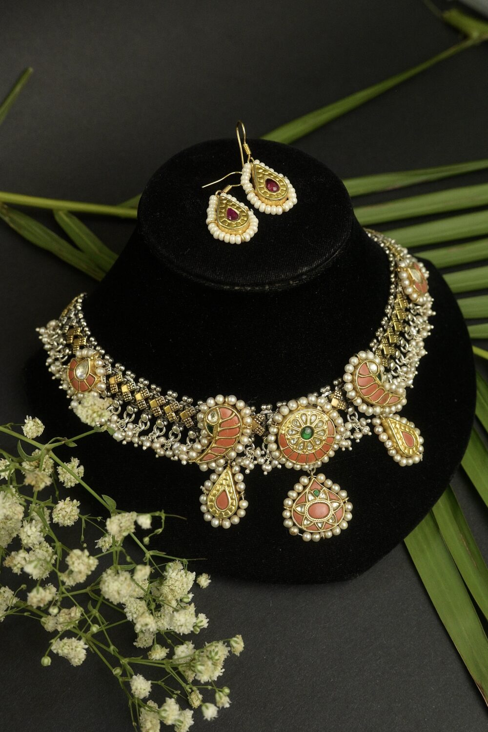 Coral Birds Necklace - Image 2